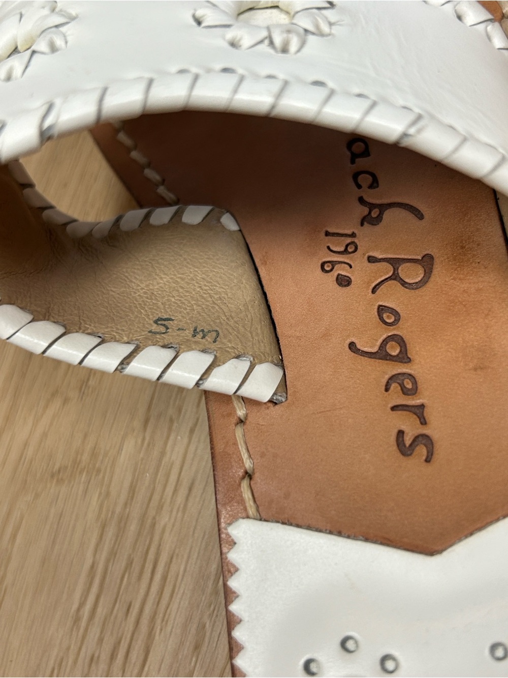 Jack Rogers Leather Sandals 5 - Picture 4 of 4